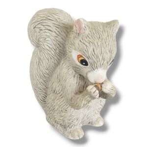 1984 Franklin Woodland Surprises Squirrel Jacqueline Smith Figurine
